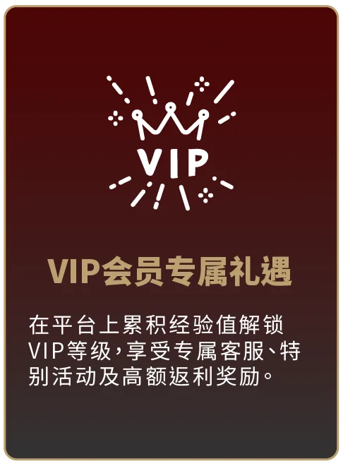 Allen扑克-VIP会员专属礼遇