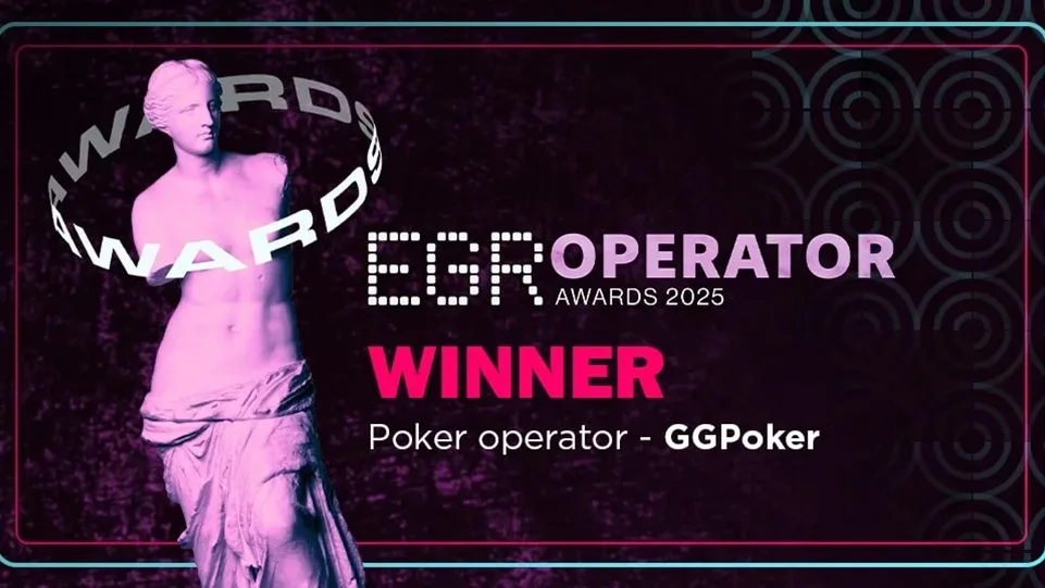 【GGPoker称霸全球再封王！】连续两年荣获EGR年度最佳扑克运营商，荣耀登顶伦敦之夜！
