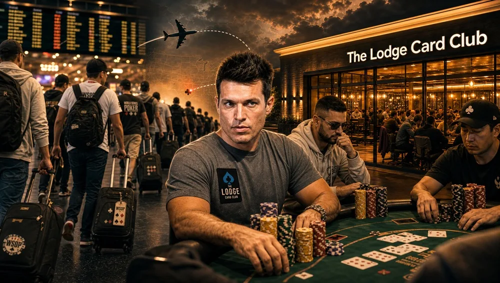 扑克玩家打完WSOP后，直接飞往Texas继续征战现金桌